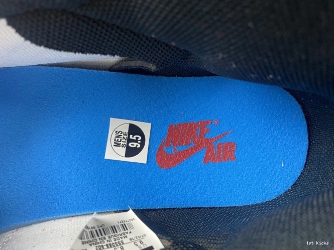 1st Kicks Air OG 555088-602 Origin Story 1 Jordan High Retro 0702